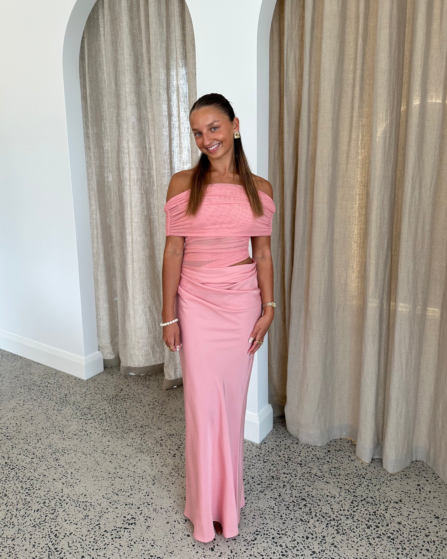 Nico Off Shoulder Maxi