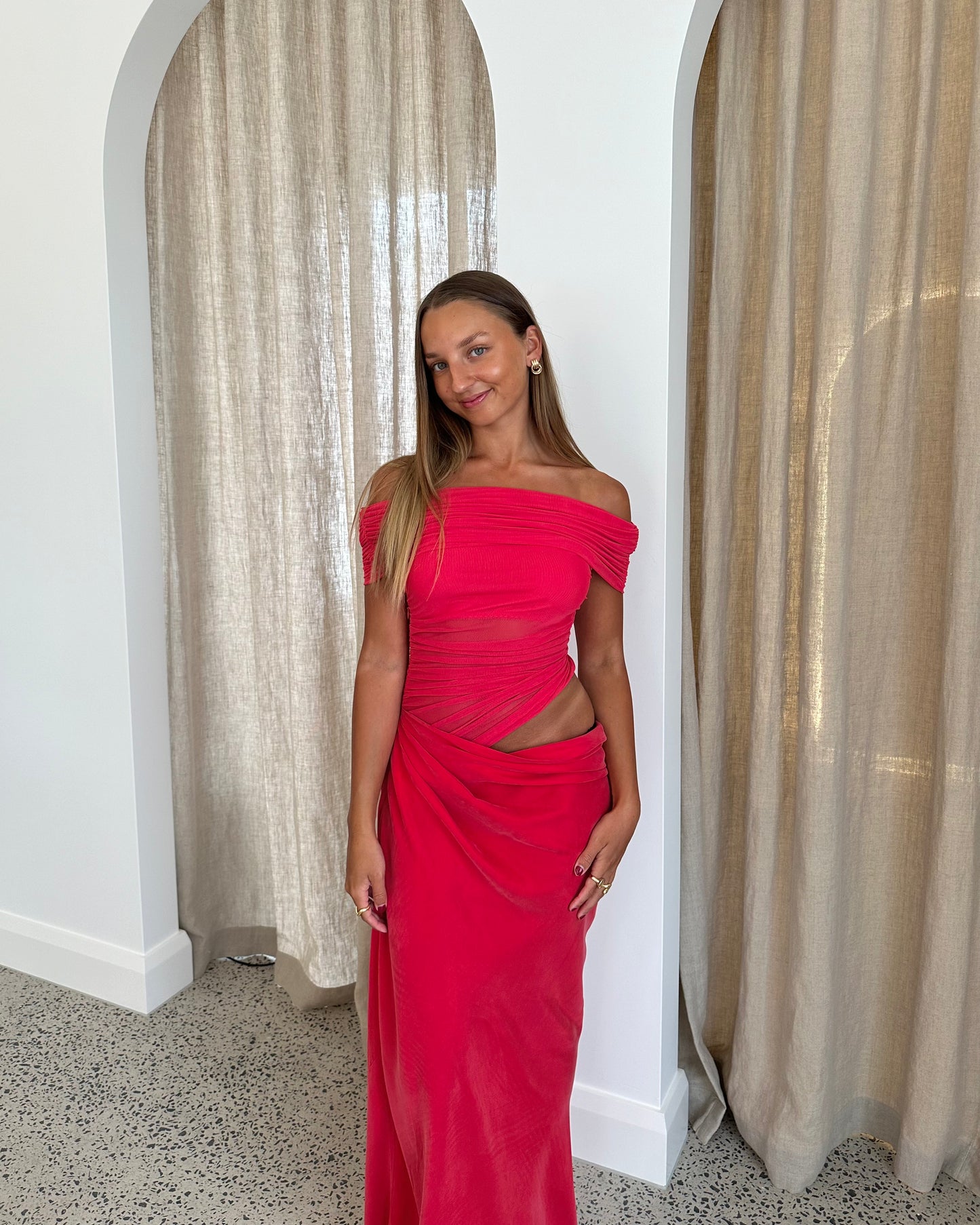 Nico Off Shoulder Maxi