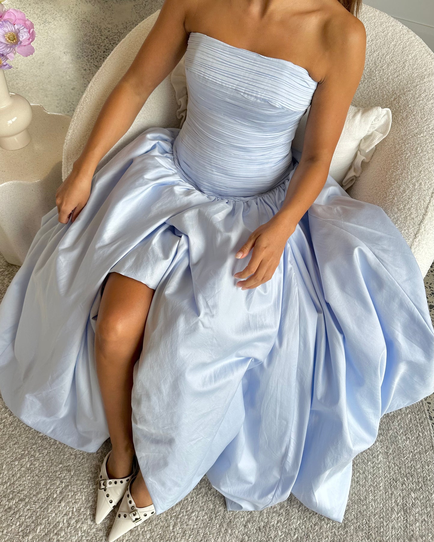 Violette Bubble Hem Maxi