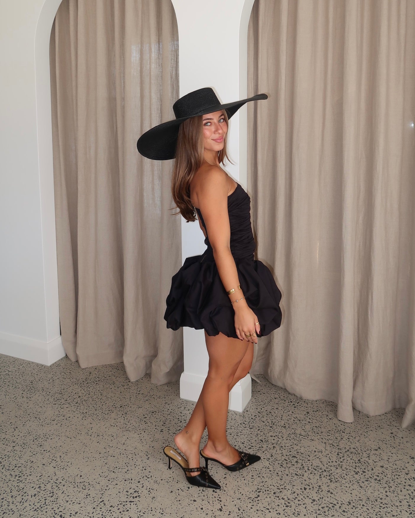 Violette Bubble Hem Mini