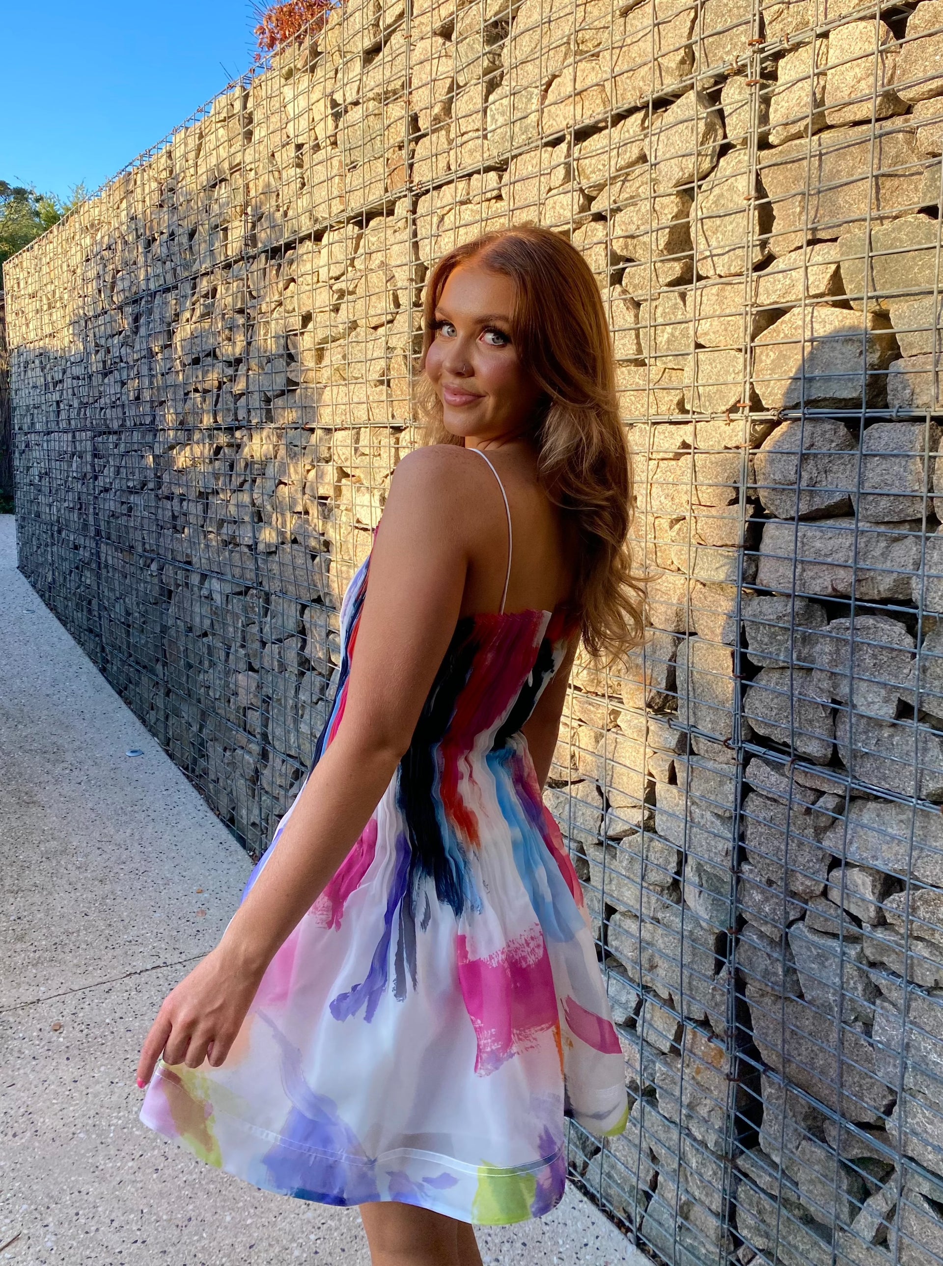 Celestial Pleated Mini Dress – Renting E M