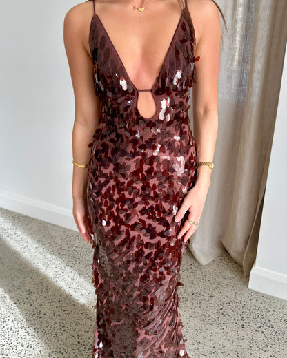Sapphire Sequin Dress