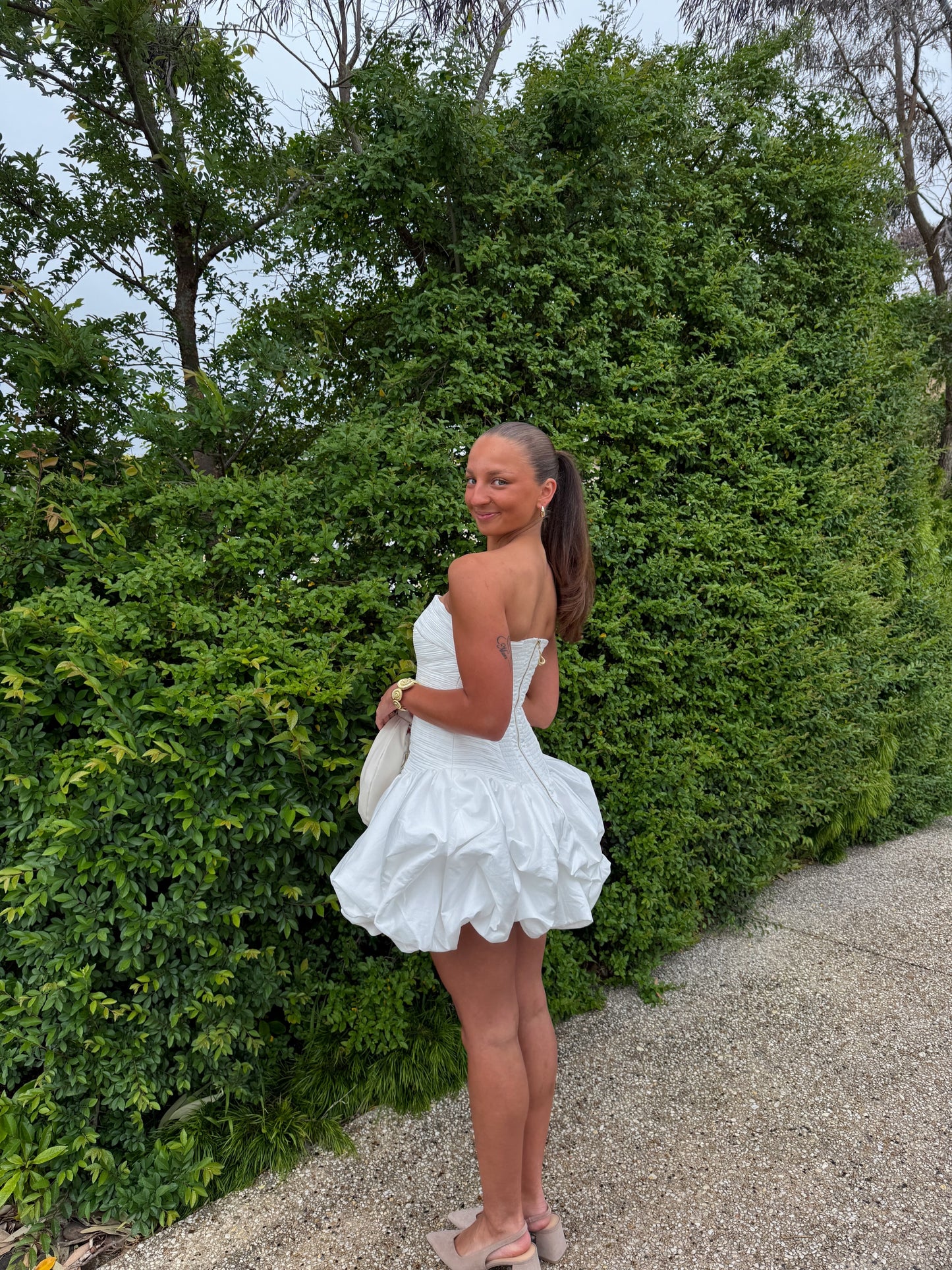 Violette Bubble Hem Mini