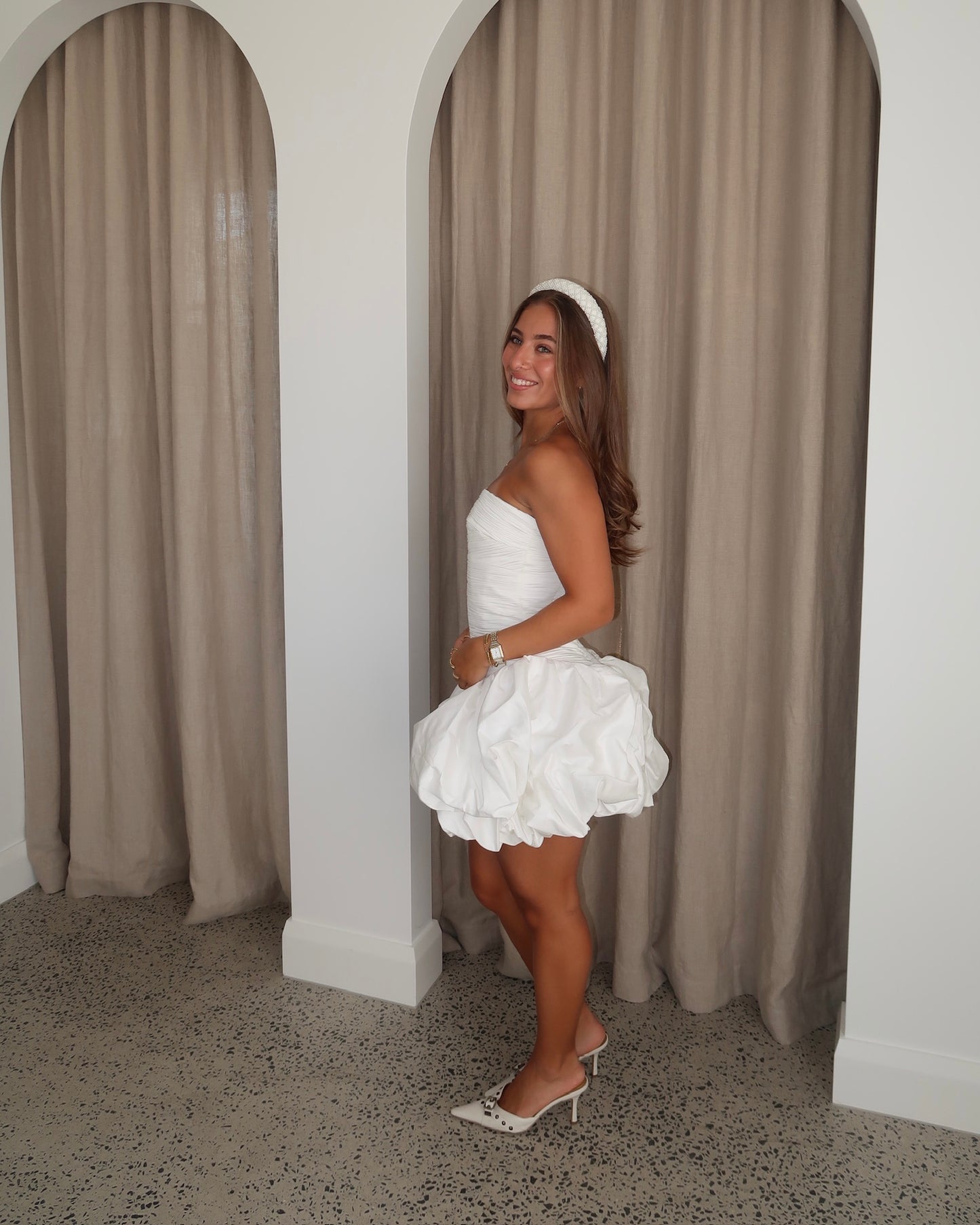 Violette Bubble Hem Mini