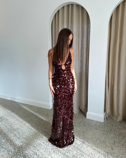 Sapphire Sequin Dress