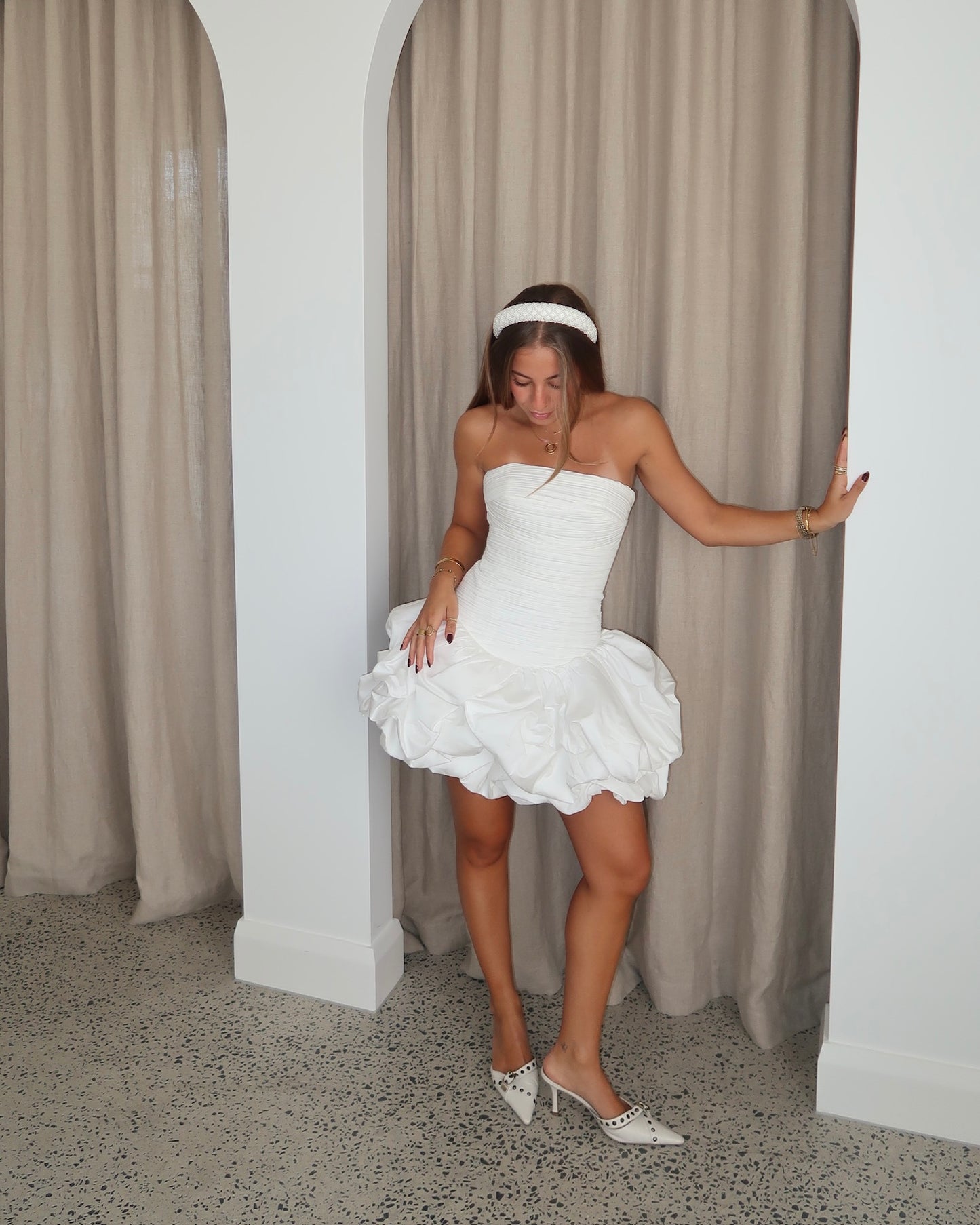 Violette Bubble Hem Mini