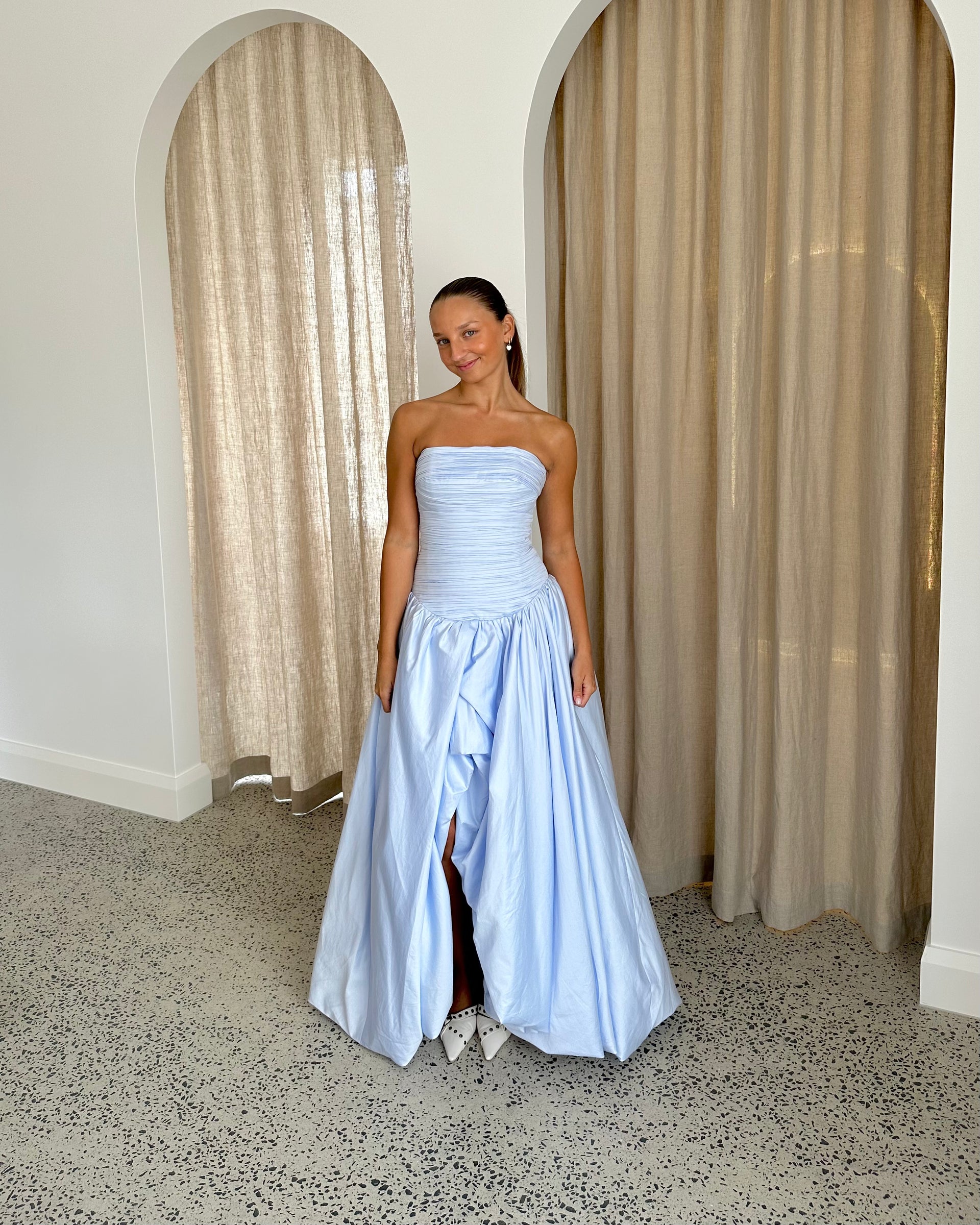 Violette Bubble Hem Maxi – Renting E M