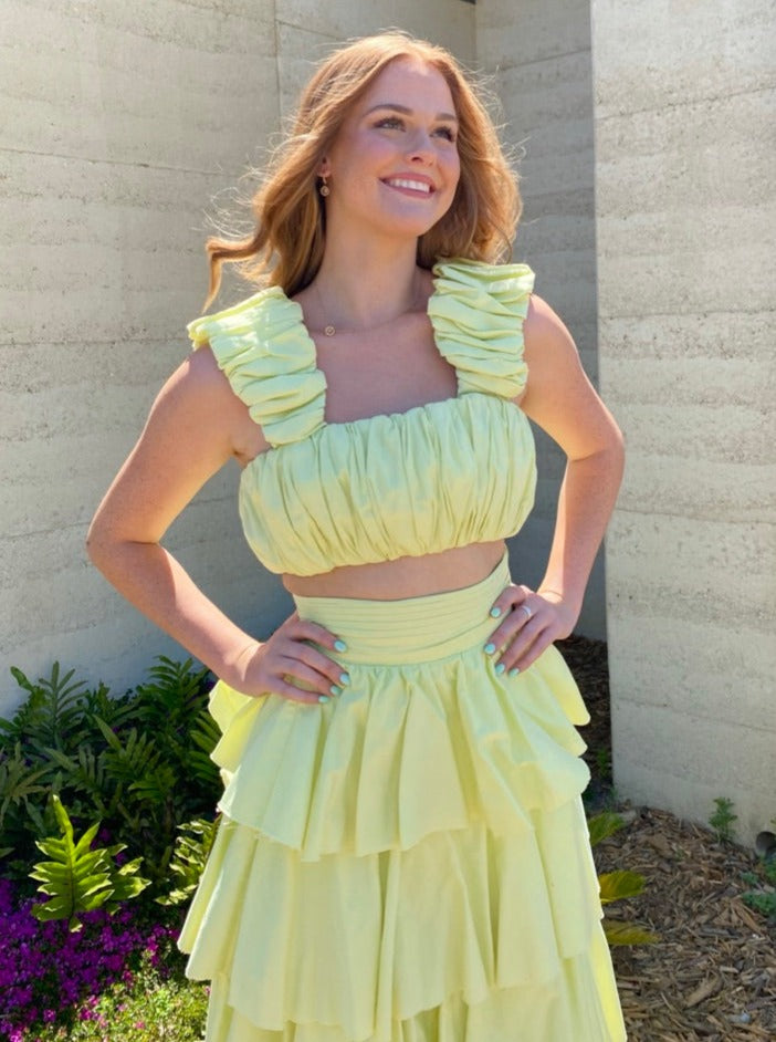 Medina Top & Tiered Midi Skirt