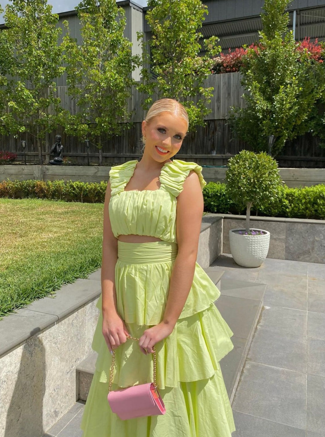 Medina Top & Tiered Midi Skirt